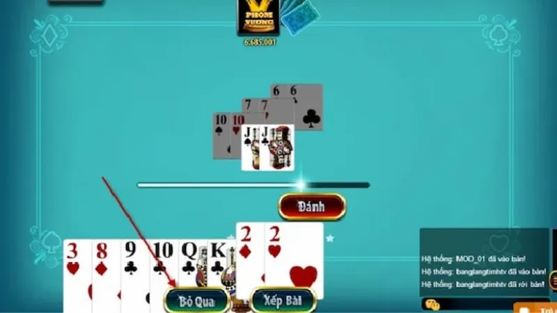 Cách tính điểm trong tiến lên đếm lá