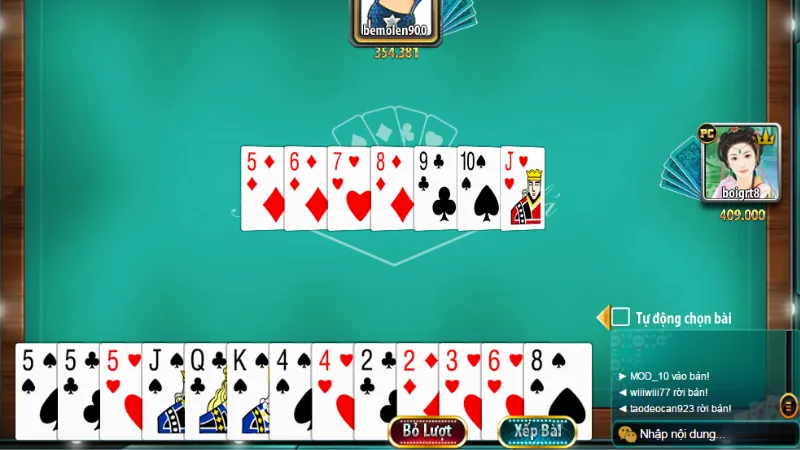 Thuật ngữ quan trọng khi chơi tiến lên đếm lá